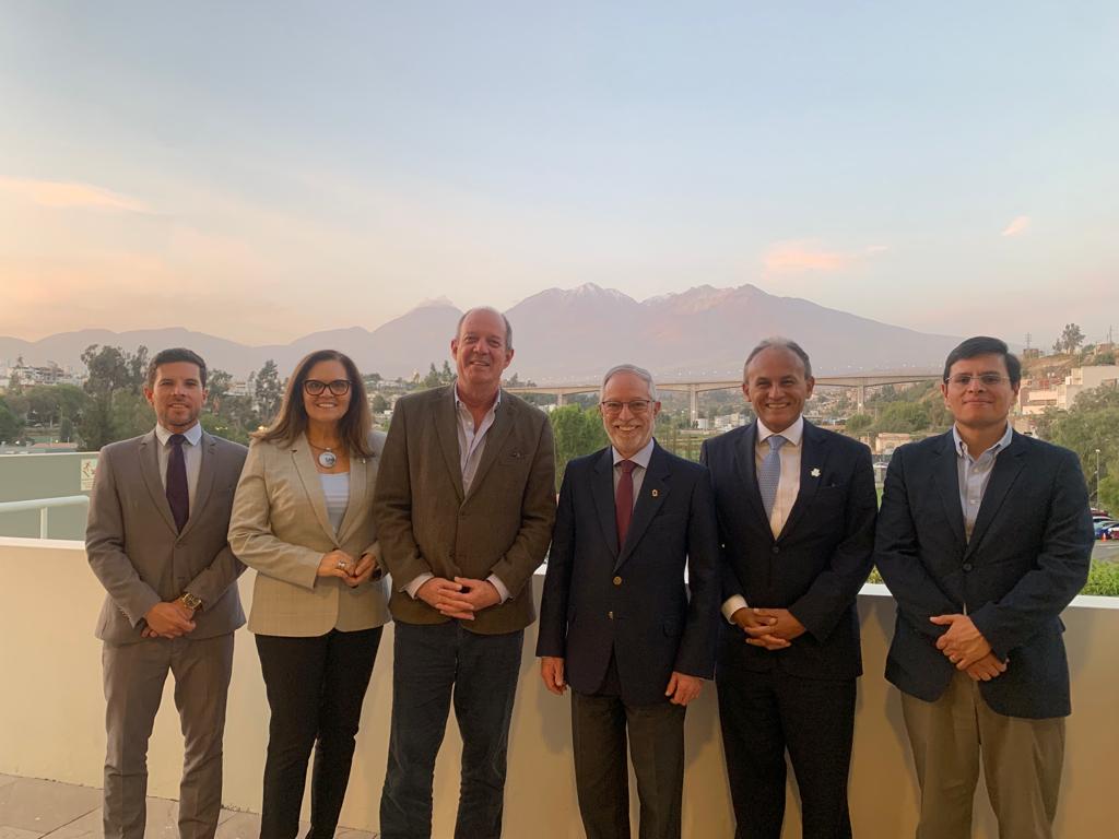 Delegación visitó Arequipa para iniciar coordinaciones de preparación